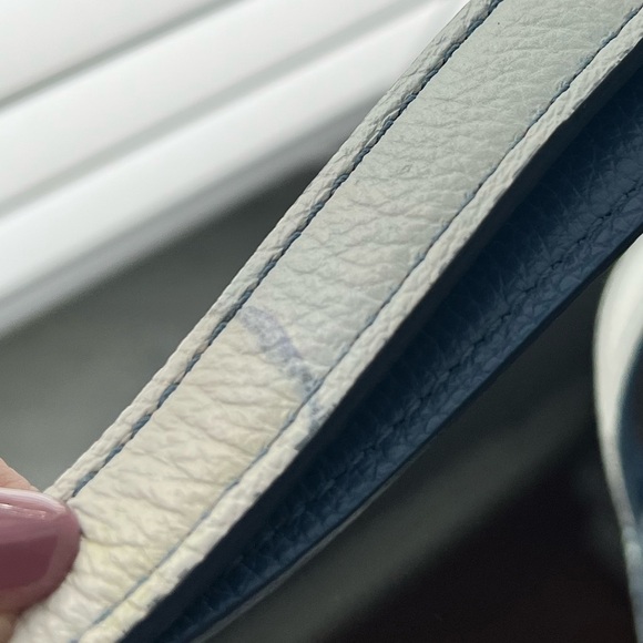 Brighton Blue and White Floral Butterfly Tote - Picture 13 of 13